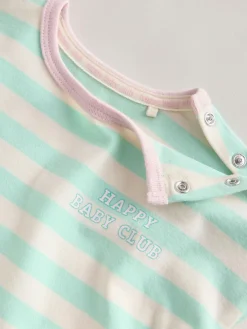 Next Pink Stripe Long Sleeve Top And Leggings Set 6 Piece (0mths-3yrs)^ Tops