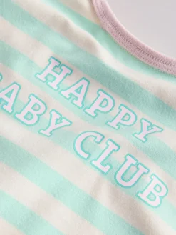 Next Pink Stripe Long Sleeve Top And Leggings Set 6 Piece (0mths-3yrs)^ Tops