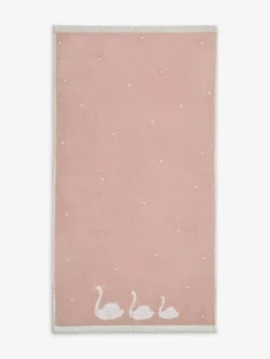 Next Pink Swan 100% Cotton Towel^ Towels & Bathmats