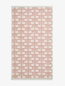 Next Pink Swan 100% Cotton Towel^ Towels & Bathmats