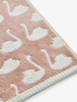 Next Pink Swan 100% Cotton Towel^ Towels & Bathmats