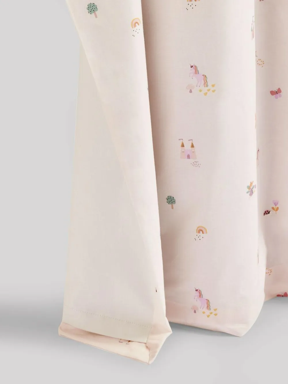 Outlet Next Pink Unicorn Castle Eyelet Blackout Curtains