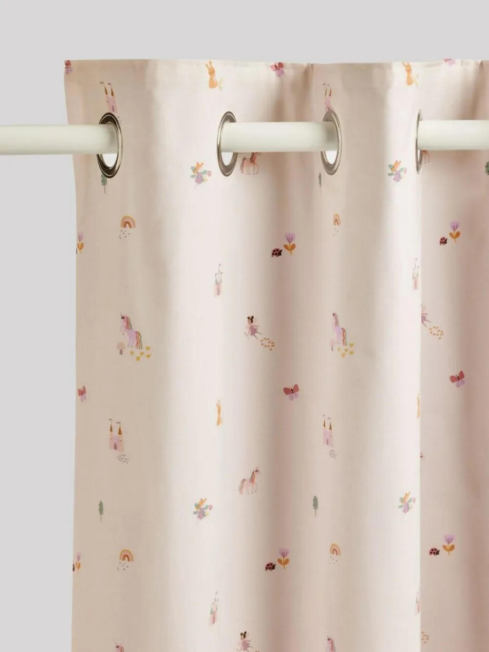 Outlet Next Pink Unicorn Castle Eyelet Blackout Curtains