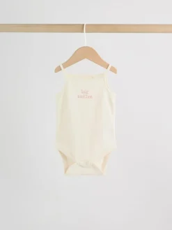 Next Pink Vest Baby Bodysuits 5 Pack^ Bodysuits & Vests|Vests