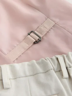 Next Pink Waistcoat, Shirt, Shorts & Tie Set (3mths-9yrs)^BOY Sets & Outfits|Sweatshirts & Hoodies