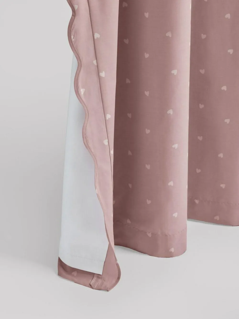 Next Pink Wave Edge Heart Eyelet Blackout Curtains^ Curtains & Blinds