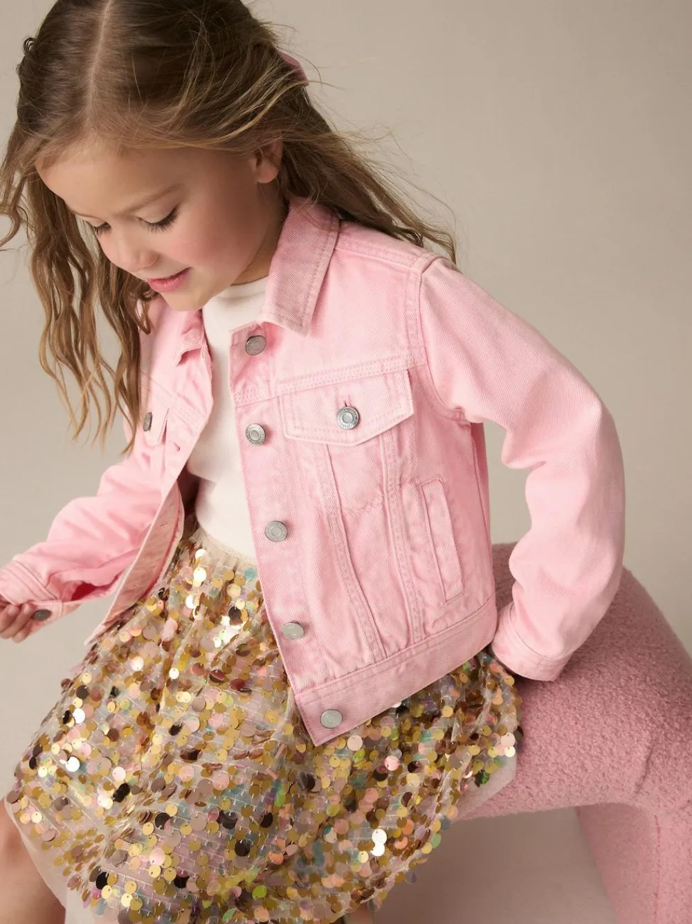 Hot Next Western Jacket (3-16yrs) Pink