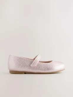 Next Wide Fit (G) Mary Jane Touch Fastening Occasion Shoes Pink