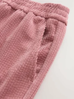 Outlet Next Pink Wide Leg Soft Cord Trousers