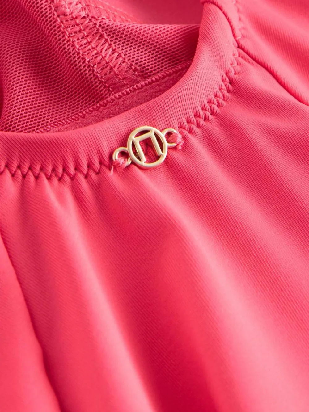 New Next Wrap Tummy Control Swimsuit Pink