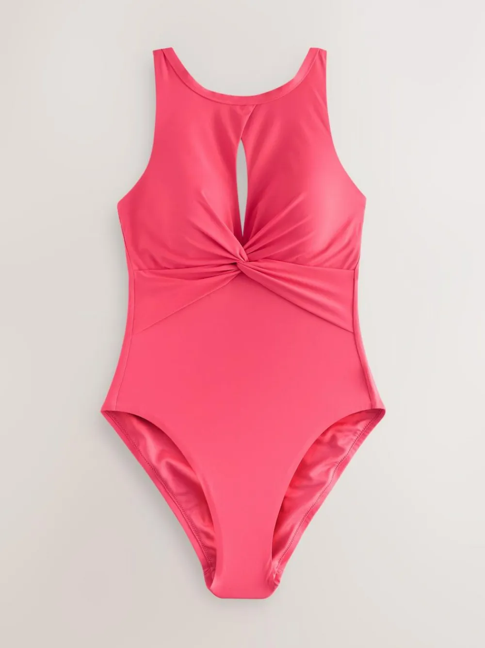 New Next Wrap Tummy Control Swimsuit Pink