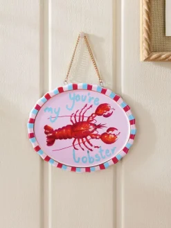 Next Pink Youre My Lobster Hanging Decoration^ Ornaments