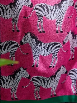 Discount Next Pink Zebra 100% Cotton Towels