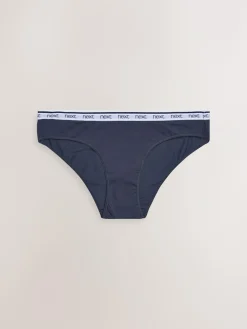 Next Bikini Cotton Logo Knickers 4 Pack^Women Panties|All Lingerie