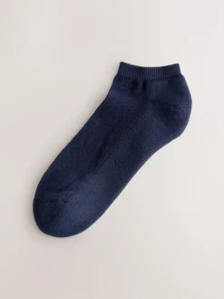 Discount Next Cushion Sole Trainer Socks 4 Pack Pink/Blue/Neutral