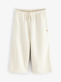 Discount Next Wide Leg Joggers 3 Pack (3mths-7yrs) Pink/Blue/Oatmeal