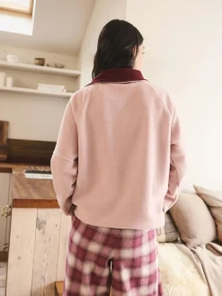 Next Half Zip Graphic Fleece^Women Loungewear|Coats & Jackets