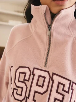 Next Half Zip Graphic Fleece^Women Loungewear|Coats & Jackets