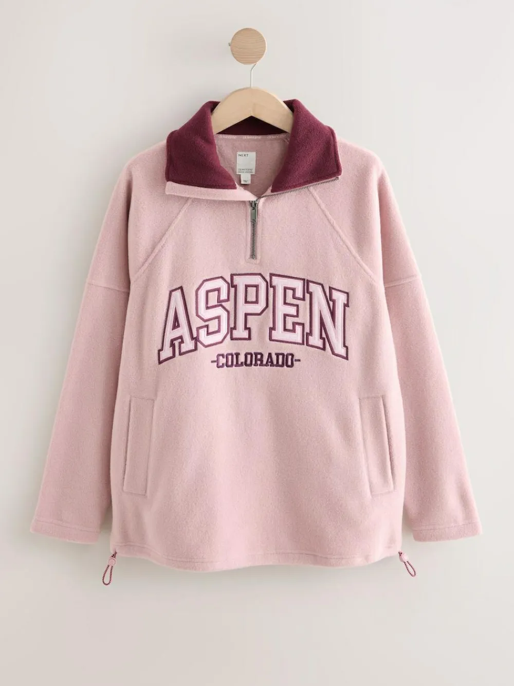 Next Half Zip Graphic Fleece^Women Loungewear|Coats & Jackets