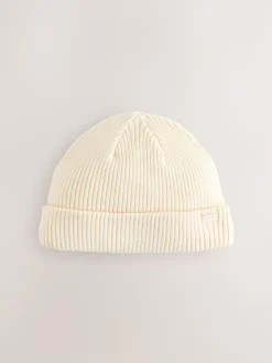 Next Pink/Cream Cable Knitted Baby Beanies 2 Pack (0mths-2yrs)^ Hats & Scratch Mitts|Newborn Accessories