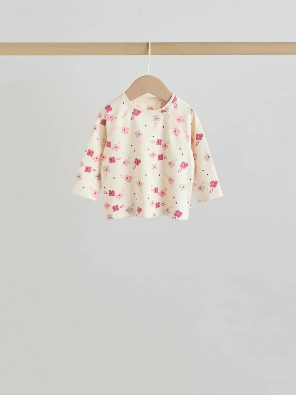 Next Pink/Cream Flower Baby Long Sleeve Top and Leggings Set 8 Piece (0mths-2yrs)^ Sets & Co-Ords|Sets & Co-Ords