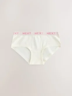 New Next Pink/Cream Hipsters Briefs 7 Pack (2-16yrs)