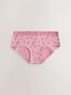 New Next Pink/Cream Hipsters Briefs 7 Pack (2-16yrs)