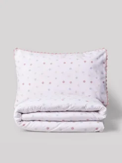 Next Pink/Cream Polka Dot Printed Polycotton Duvet Cover and Pillowcase Bedding Set^ Childrens Bedding|Bedsets & Duvet Covers