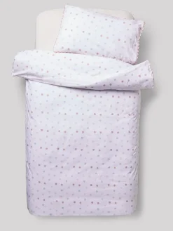 Next Pink/Cream Polka Dot Printed Polycotton Duvet Cover and Pillowcase Bedding Set^ Childrens Bedding|Bedsets & Duvet Covers
