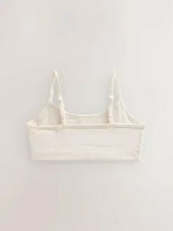 Next Pink/Cream Soft Touch Strappy Crop Top (5-16yrs)^ Bras & Crop Tops