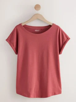 Sale Next Cap Sleeve T-Shirts 5 Pack Pink/Green/White/Yellow Stripe/ Palm Print