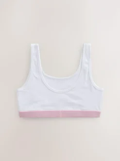 Next Pink/Grey Scoop Crop Tops 3 Pack (5-16yrs)^ Underwear|Bras & Crop Tops
