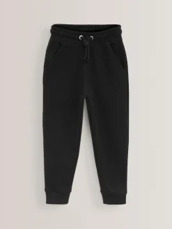 Online Next 3 Pack Soft Jersey Regular Fit Joggers (3-16yrs) Pink/Grey/Black