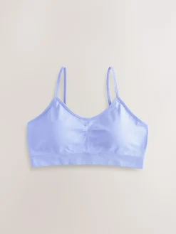 Next Seam Free Strappy Crop Tops 2 Pack with Removable Lightly Padded Cups (7-16yrs)^ Bras & Crop Tops