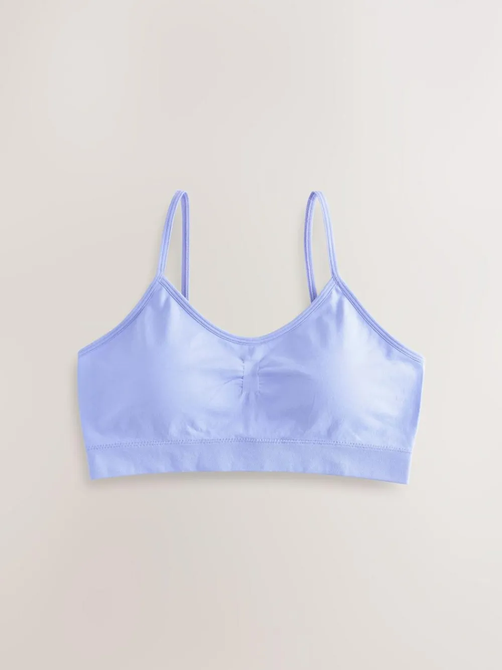Next Seam Free Strappy Crop Tops 2 Pack with Removable Lightly Padded Cups (7-16yrs)^ Bras & Crop Tops