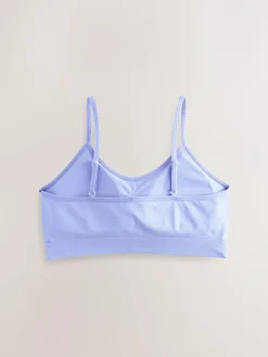 Next Seam Free Strappy Crop Tops 2 Pack with Removable Lightly Padded Cups (7-16yrs)^ Bras & Crop Tops