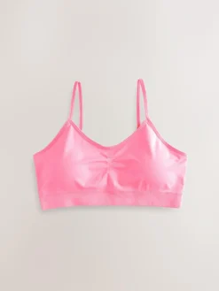Next Seam Free Strappy Crop Tops 2 Pack with Removable Lightly Padded Cups (7-16yrs)^ Bras & Crop Tops