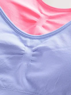 Next Seam Free Strappy Crop Tops 2 Pack with Removable Lightly Padded Cups (7-16yrs)^ Bras & Crop Tops