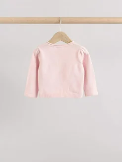 Best Next Pink/Neutral 100% Cotton Cardigans 2 Pack (0mths-3yrs)