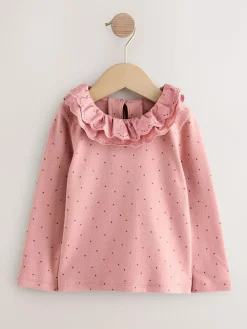 Next Long Sleeve Embroidered Tops (3mths-7yrs)^ T-Shirts