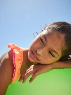 Next Pink/Orange Ruffle Bikini (3-16yrs)^ Swimwear