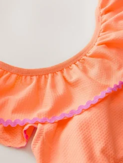 Next Pink/Orange Ruffle Bikini (3-16yrs)^ Swimwear