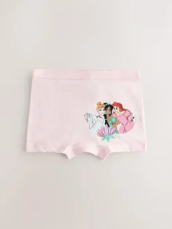 Next Pink/Purple Disney Princesses Shorts Briefs 5 Pack (2-12yrs)^ Underwear