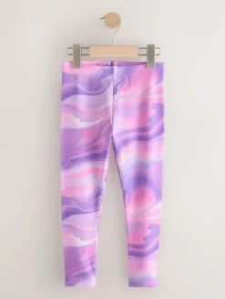 Hot Next Pink/Purple Swirl Leggings (3-16yrs)