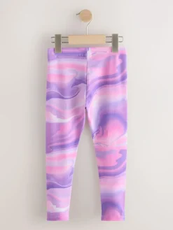 Hot Next Pink/Purple Swirl Leggings (3-16yrs)