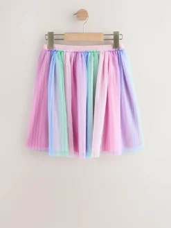 Sale Next Pull On Mesh Skirt (3-16yrs) Pink/Rainbow