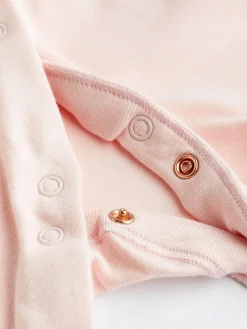 Next Pink/White 3 Pack Baby Sleepsuits (0-2yrs)^ Nightwear|Nightwear