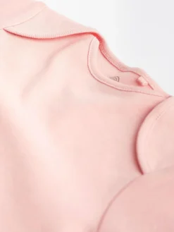 Next Pink/White 10 Pack Essential Short Sleeve Baby Bodysuits^ Bodysuits & Vests|Vests