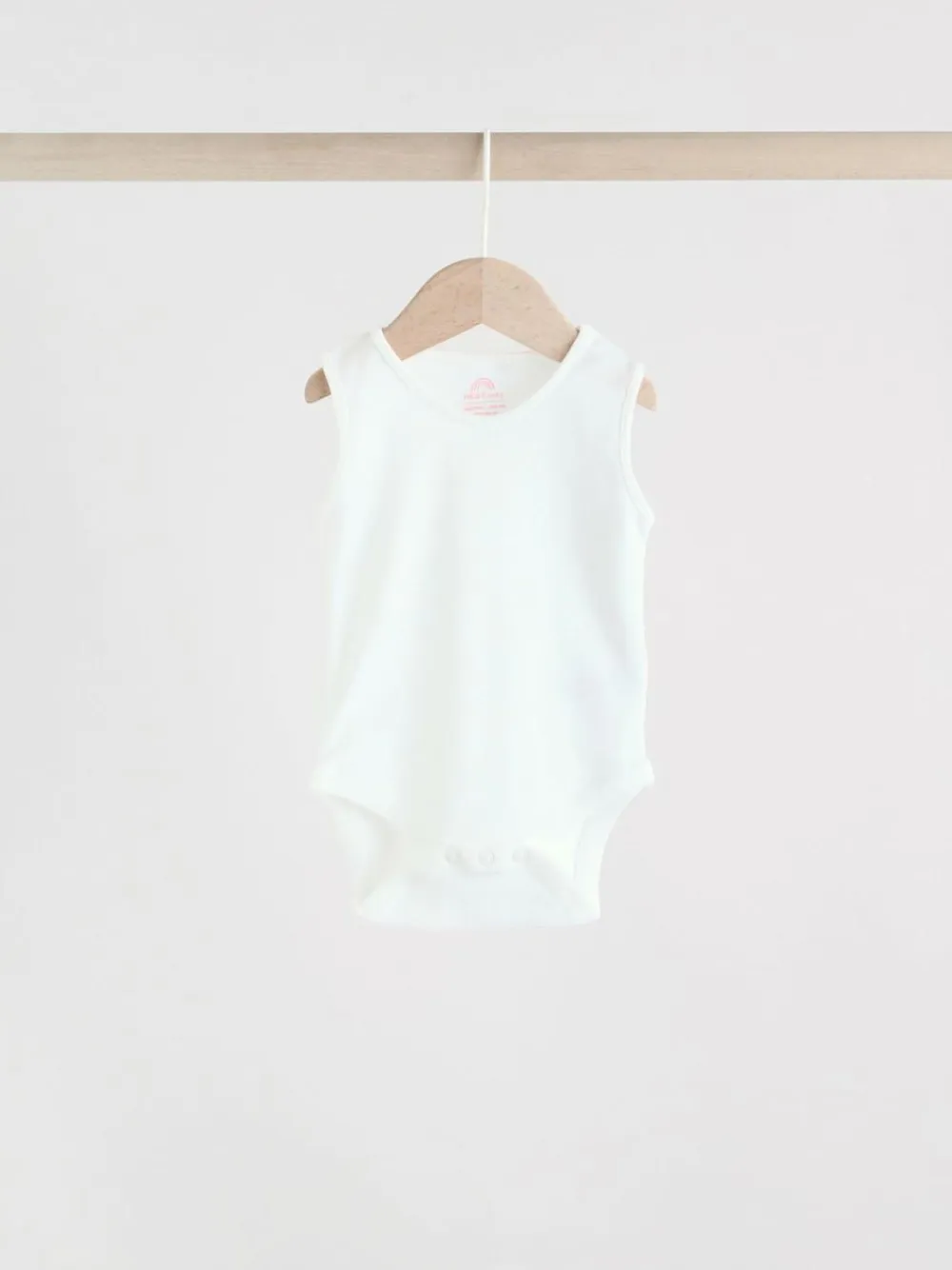 Next Pink/White 5 Pack Essential Vest Baby Bodysuits^ Bodysuits & Vests|Vests