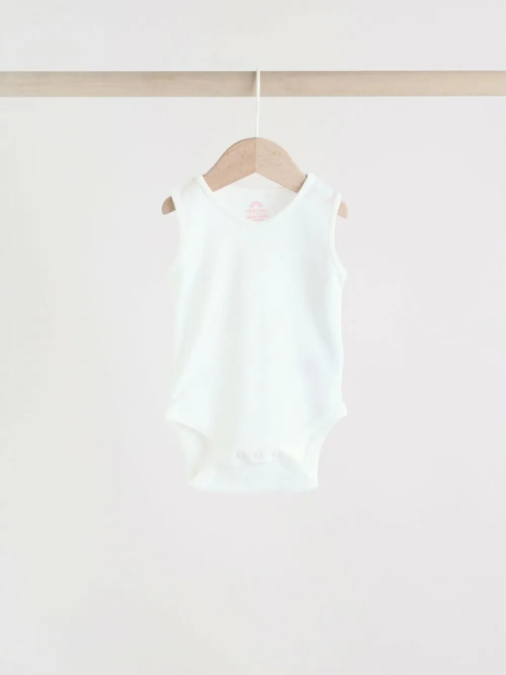 Next Pink/White 5 Pack Essential Vest Baby Bodysuits^ Bodysuits & Vests|Vests